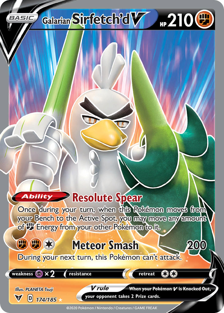 Galarian Sirfetch'd V (174/185) [Sword & Shield: Vivid Voltage] - Card Brawlers | Quebec | Canada | Yu-Gi-Oh!