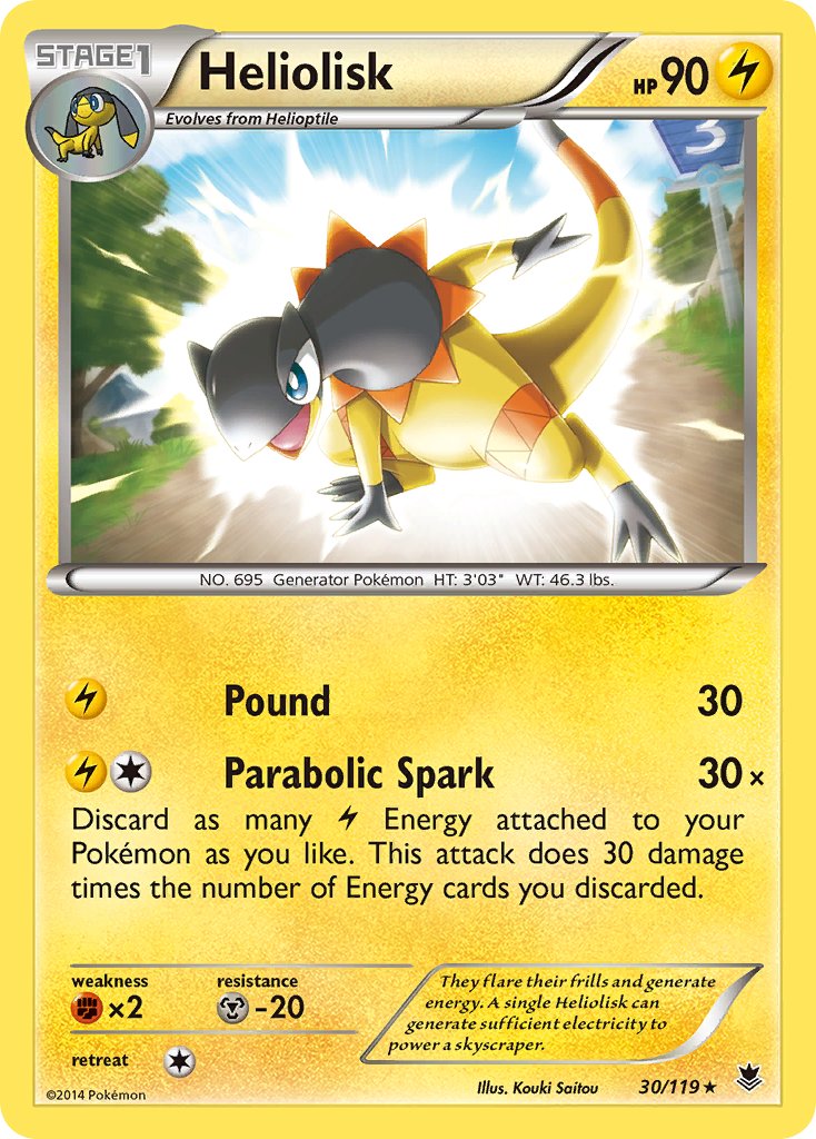 Heliolisk (30/119) (Theme Deck Exclusive) [XY: Phantom Forces] - Card Brawlers | Quebec | Canada | Yu-Gi-Oh!