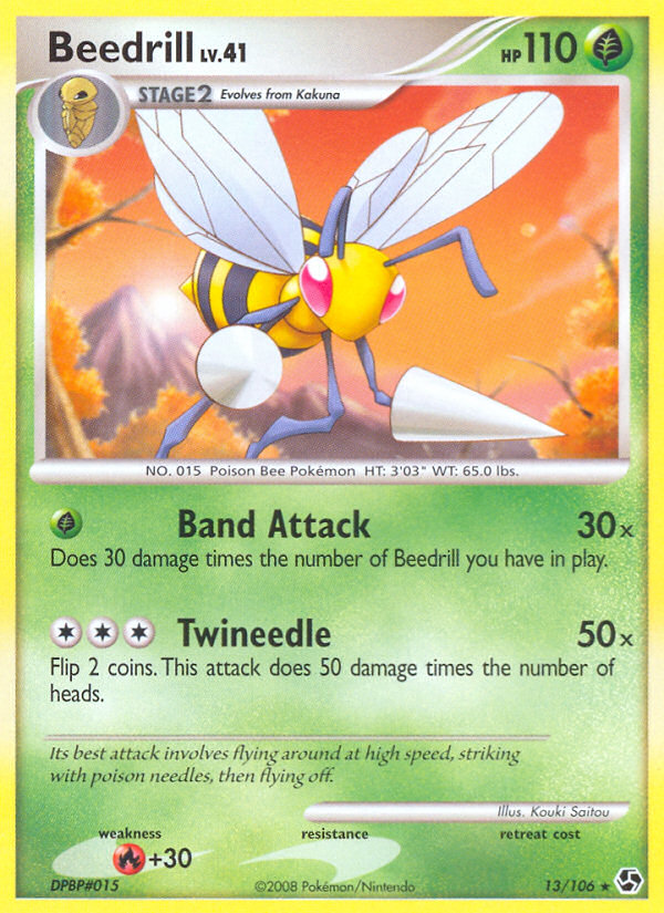 Beedrill (13/106) [Diamond & Pearl: Great Encounters] - Card Brawlers | Quebec | Canada | Yu-Gi-Oh!