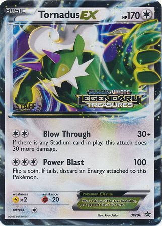 Tornadus EX (BW96) (Staff Prerelease Promo) [Black & White: Black Star Promos] - Card Brawlers | Quebec | Canada | Yu-Gi-Oh!