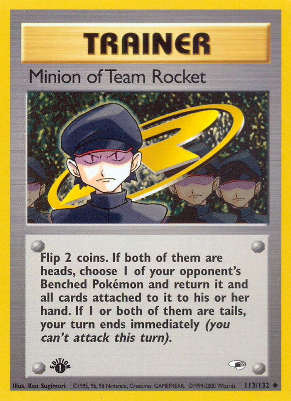 Minion of Team Rocket (113/132) [Gym Heroes 1st Edition] - Card Brawlers | Quebec | Canada | Yu-Gi-Oh!