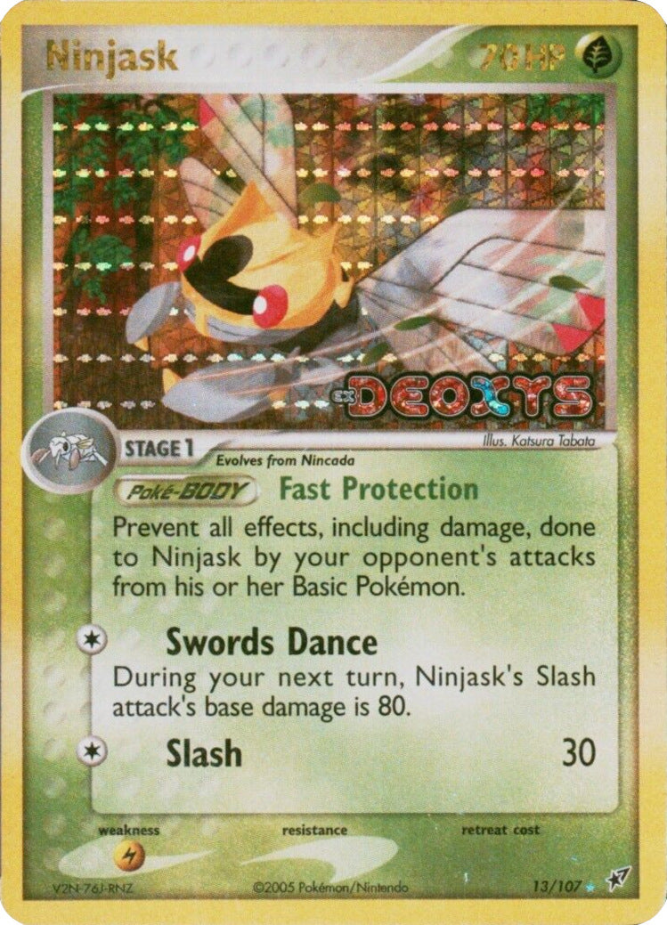 Ninjask (13/107) (Stamped) [EX: Deoxys] - Card Brawlers | Quebec | Canada | Yu-Gi-Oh!