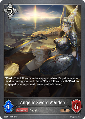 Angelic Sword Maiden (SD04-019EN) [Wrath of the Greatwyrm] - Card Brawlers | Quebec | Canada | Yu-Gi-Oh!