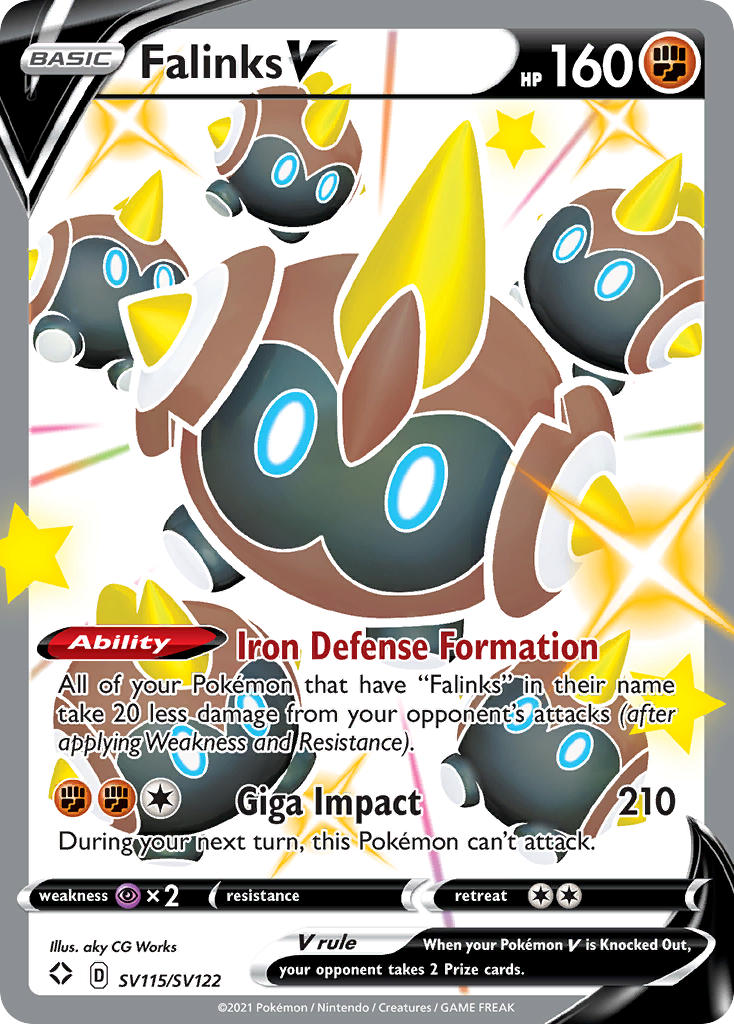 Falinks V (SV115/SV122) [Sword & Shield: Shining Fates] - Card Brawlers | Quebec | Canada | Yu-Gi-Oh!