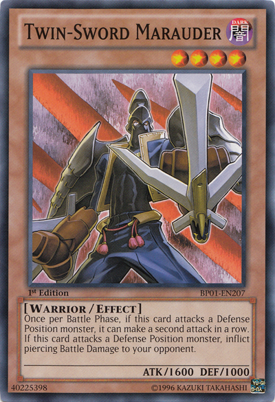 Twin-Sword Marauder [BP01-EN207] Common - Card Brawlers | Quebec | Canada | Yu-Gi-Oh!