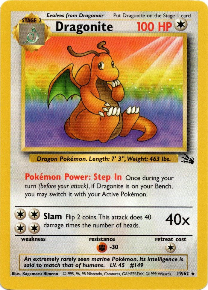 Dragonite (19/62) [Fossil Unlimited] - Card Brawlers | Quebec | Canada | Yu-Gi-Oh!