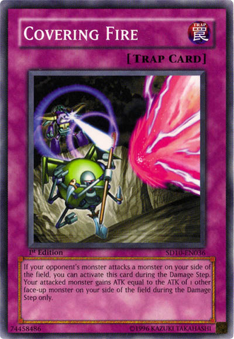 Covering Fire [SD10-EN036] Common - Card Brawlers | Quebec | Canada | Yu-Gi-Oh!