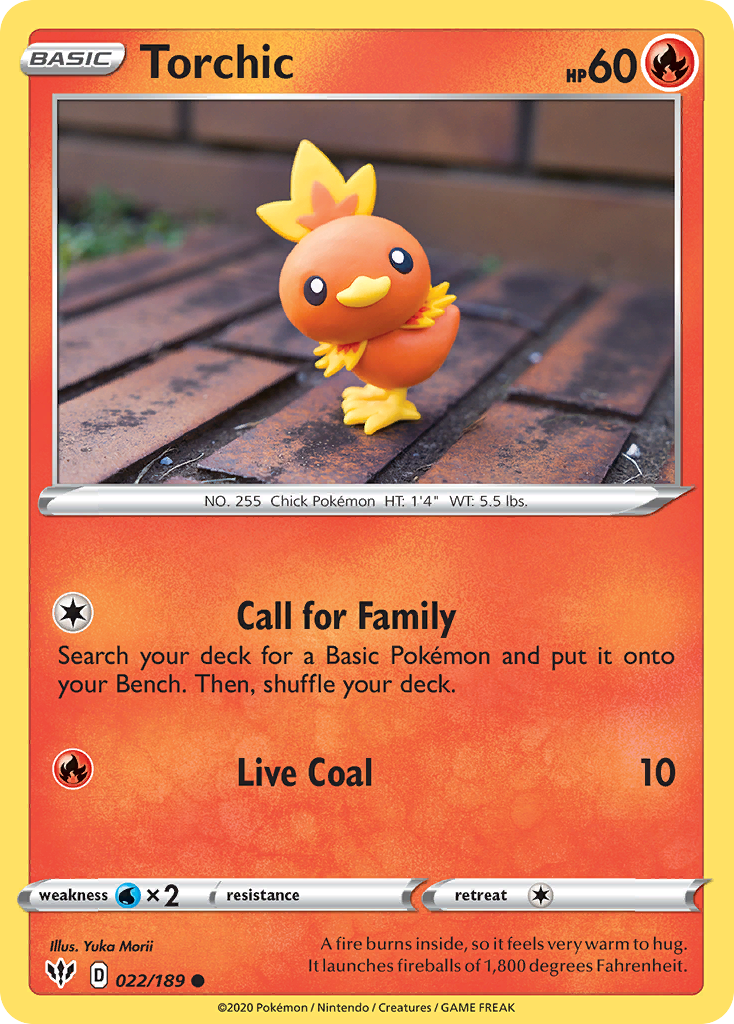 Torchic (022/189) [Sword & Shield: Darkness Ablaze] - Card Brawlers | Quebec | Canada | Yu-Gi-Oh!