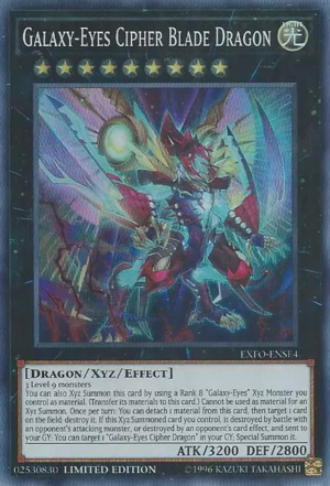 Galaxy-Eyes Cipher Blade Dragon [EXFO-ENSE4] Super Rare - Card Brawlers | Quebec | Canada | Yu-Gi-Oh!