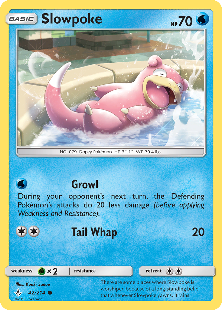 Slowpoke (42/214) [Sun & Moon: Unbroken Bonds] - Card Brawlers | Quebec | Canada | Yu-Gi-Oh!