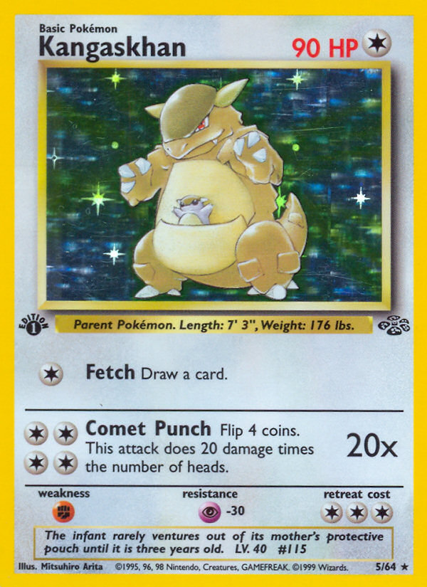 Kangaskhan (5/64) [Jungle 1st Edition] - Card Brawlers | Quebec | Canada | Yu-Gi-Oh!