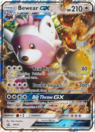 Bewear GX (SM34) (Jumbo Card) [Sun & Moon: Black Star Promos] - Card Brawlers | Quebec | Canada | Yu-Gi-Oh!