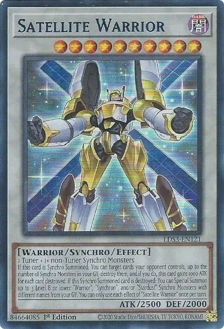 Satellite Warrior (Blue) [LDS3-EN121] Ultra Rare - Card Brawlers | Quebec | Canada | Yu-Gi-Oh!