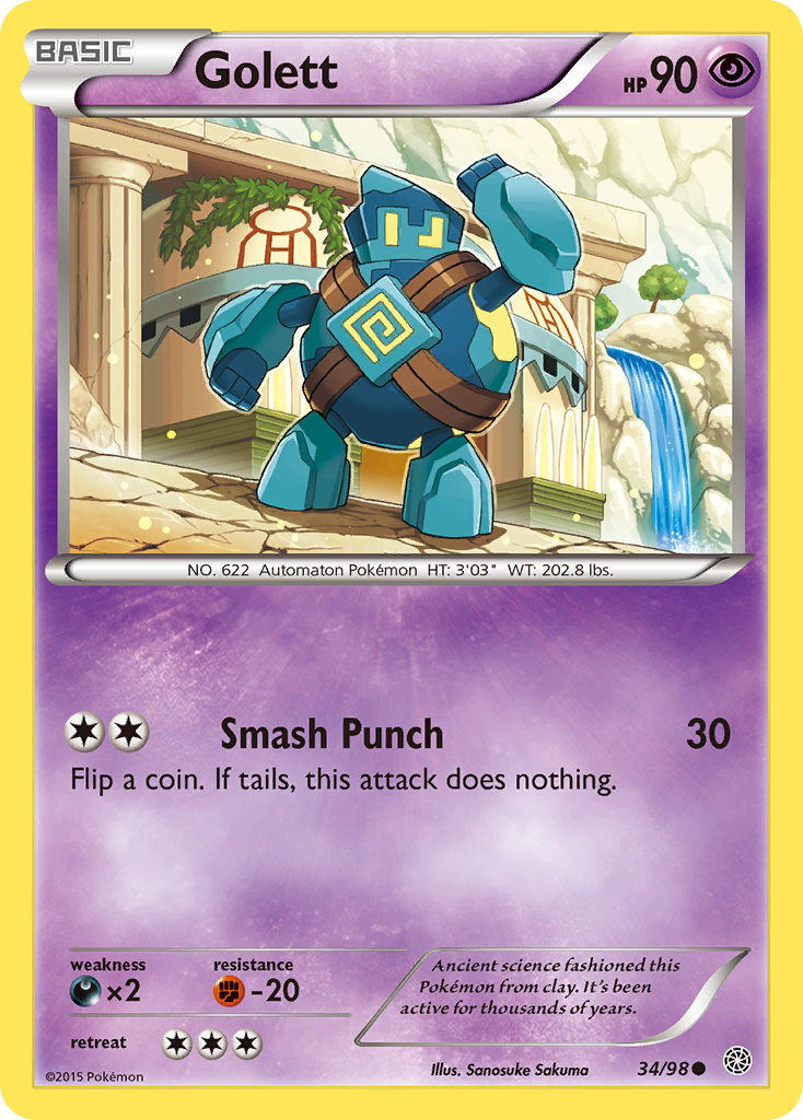 Golett (34/98) [XY: Ancient Origins] - Card Brawlers | Quebec | Canada | Yu-Gi-Oh!