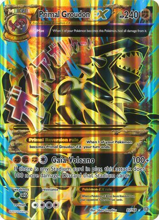 Primal Groudon EX (97/98) (Jumbo Card) [XY: Ancient Origins] - Card Brawlers | Quebec | Canada | Yu-Gi-Oh!