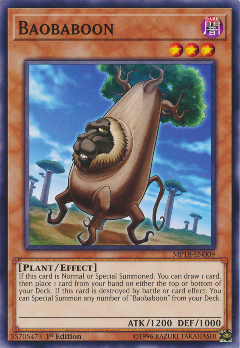 Baobaboon [MP18-EN009] Common - Card Brawlers | Quebec | Canada | Yu-Gi-Oh!