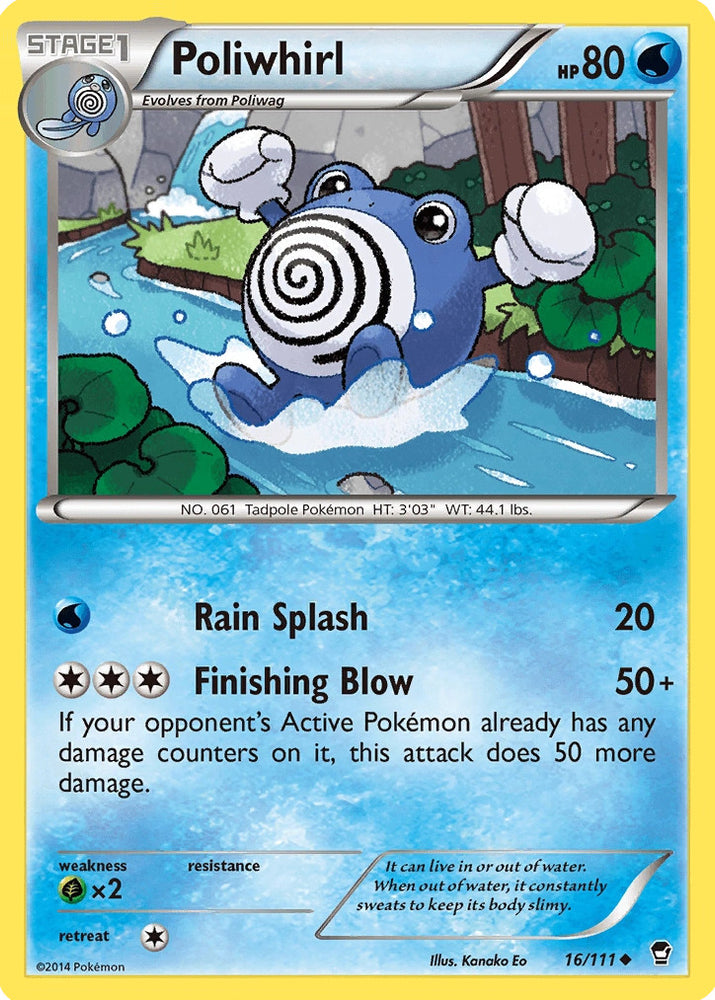 Poliwhirl (16/111) [XY: Furious Fists] - Card Brawlers | Quebec | Canada | Yu-Gi-Oh!