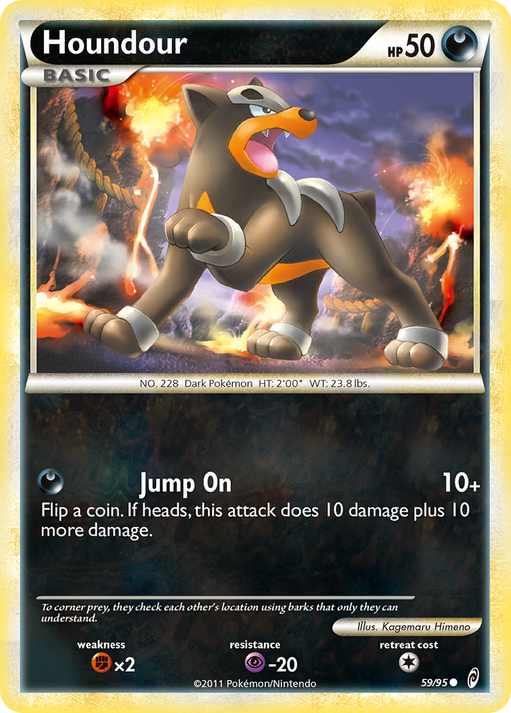 Houndour (59/95) [HeartGold & SoulSilver: Call of Legends] - Card Brawlers | Quebec | Canada | Yu-Gi-Oh!