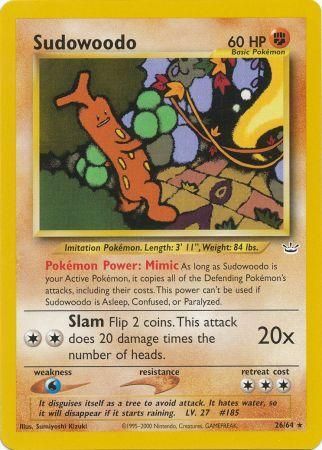 Sudowoodo (26/64) [Neo Revelation Unlimited] - Card Brawlers | Quebec | Canada | Yu-Gi-Oh!