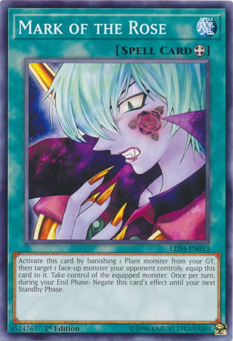 Mark of the Rose [LED4-EN033] Common - Card Brawlers | Quebec | Canada | Yu-Gi-Oh!