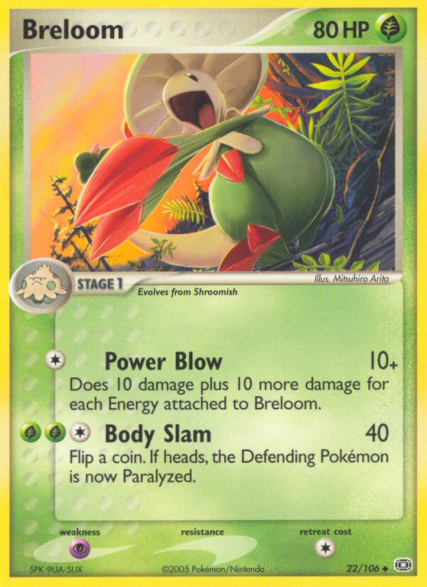 Breloom (22/106) [EX: Emerald] - Card Brawlers | Quebec | Canada | Yu-Gi-Oh!