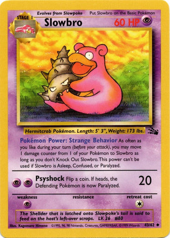 Slowbro (43/62) [Fossil Unlimited] - Card Brawlers | Quebec | Canada | Yu-Gi-Oh!