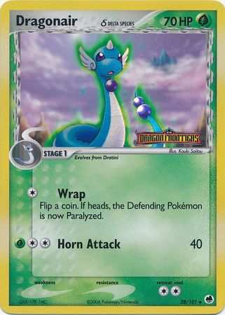 Dragonair (28/101) (Delta Species) (Stamped) [EX: Dragon Frontiers] - Card Brawlers | Quebec | Canada | Yu-Gi-Oh!