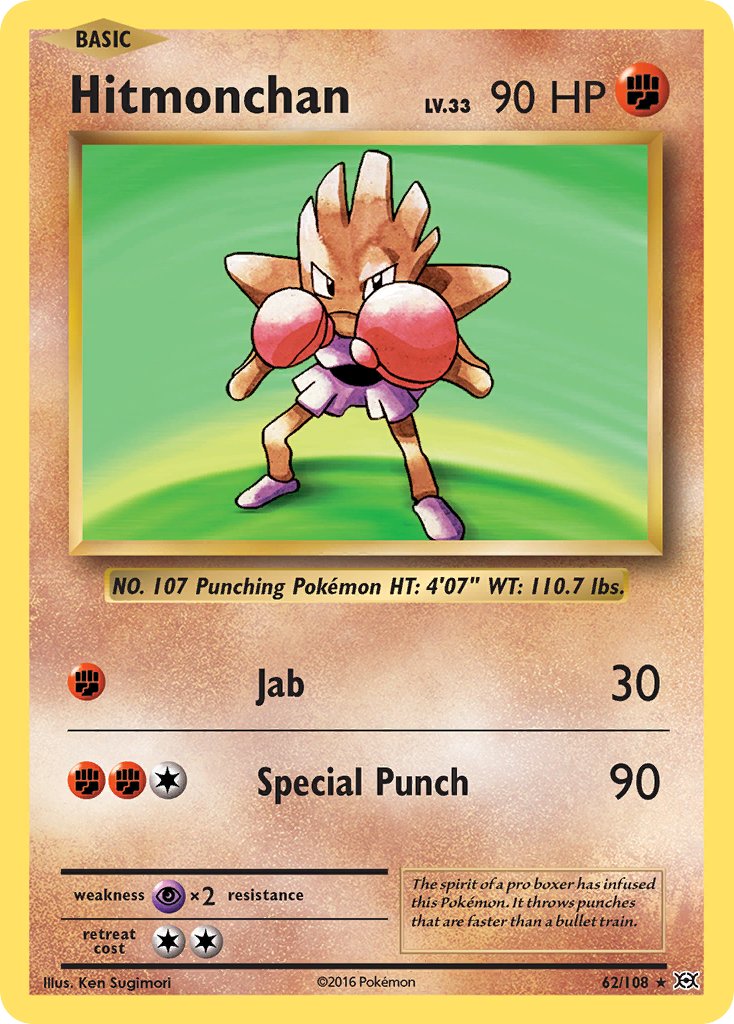 Hitmonchan (62/108) (Theme Deck Exclusive) [XY: Evolutions] - Card Brawlers | Quebec | Canada | Yu-Gi-Oh!