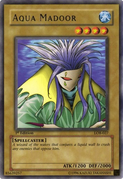 Aqua Madoor [LOB-027] Rare - Card Brawlers | Quebec | Canada | Yu-Gi-Oh!