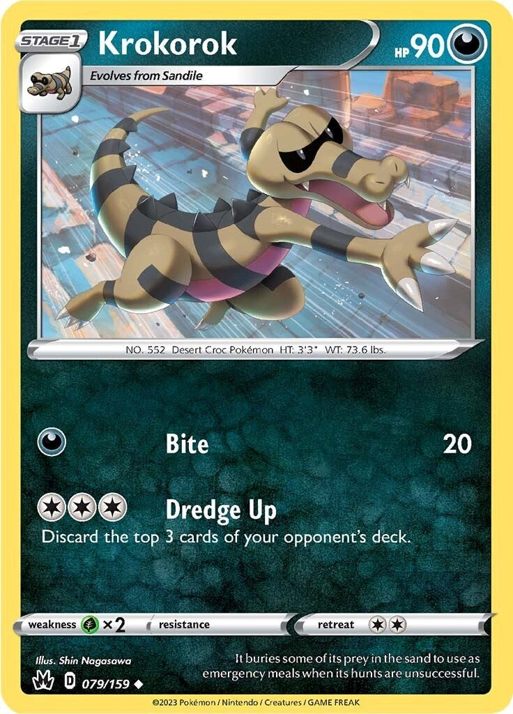 Krokorok (079/159) [Sword & Shield: Crown Zenith] - Card Brawlers | Quebec | Canada | Yu-Gi-Oh!