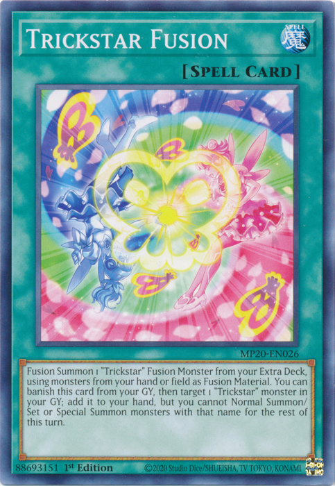 Trickstar Fusion [MP20-EN026] Common - Card Brawlers | Quebec | Canada | Yu-Gi-Oh!