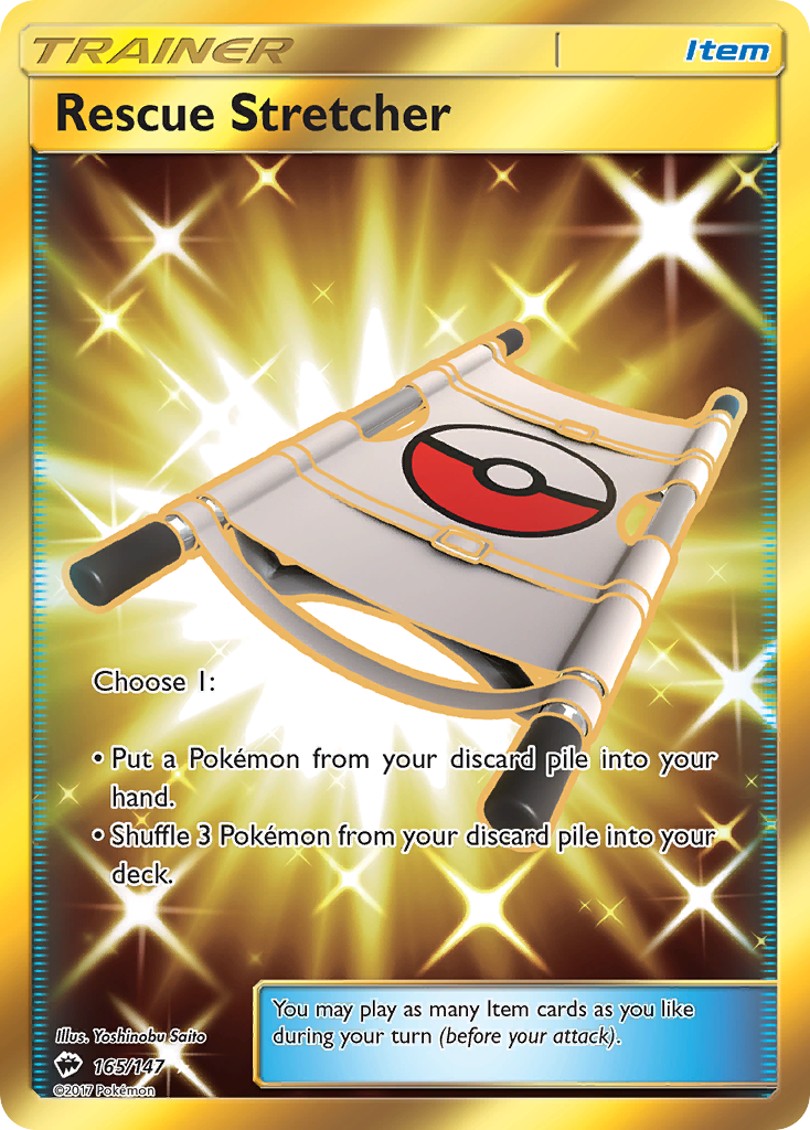 Rescue Stretcher (165/147) [Sun & Moon: Burning Shadows] - Card Brawlers | Quebec | Canada | Yu-Gi-Oh!