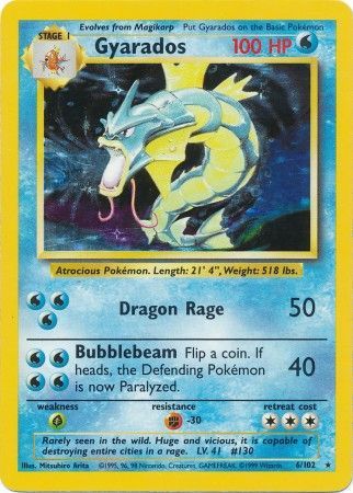 Gyarados (6/102) [Base Set Unlimited] - Card Brawlers | Quebec | Canada | Yu-Gi-Oh!