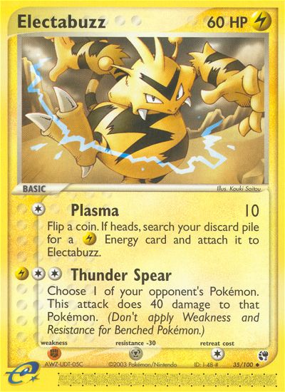 Electabuzz (35/100) [EX: Sandstorm] - Card Brawlers | Quebec | Canada | Yu-Gi-Oh!