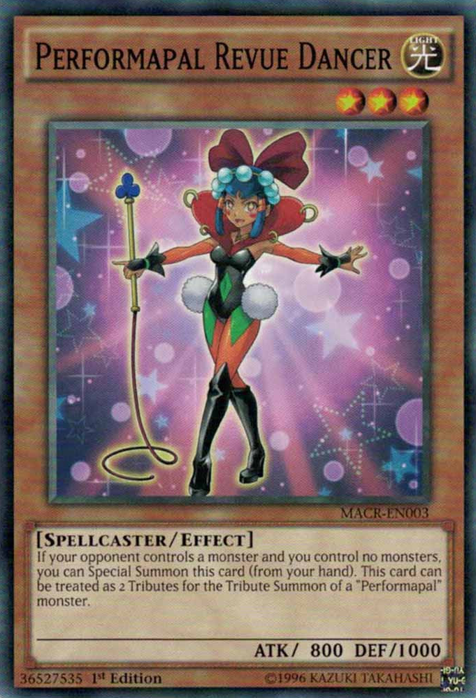 Performapal Revue Dancer [MACR-EN003] Common - Yu-Gi-Oh! - Card Brawlers | Quebec | Canada |