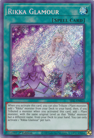 Rikka Glamour [SESL-EN023] Secret Rare - Card Brawlers | Quebec | Canada | Yu-Gi-Oh!