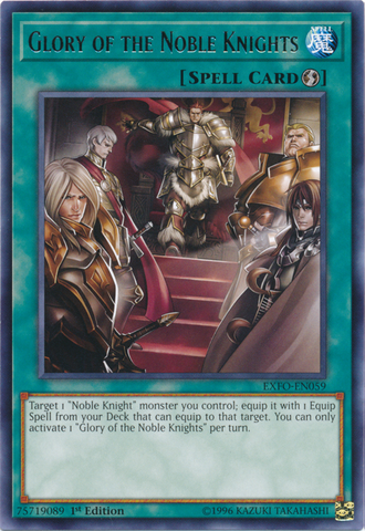 Glory of the Noble Knights [EXFO-EN059] Rare - Card Brawlers | Quebec | Canada | Yu-Gi-Oh!