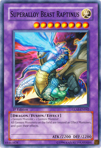 Superalloy Beast Raptinus [GLAS-EN042] Common - Card Brawlers | Quebec | Canada | Yu-Gi-Oh!