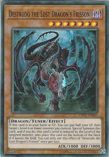 Destrudo the Lost Dragon's Frisson [OP07-EN007] Super Rare - Card Brawlers | Quebec | Canada | Yu-Gi-Oh!