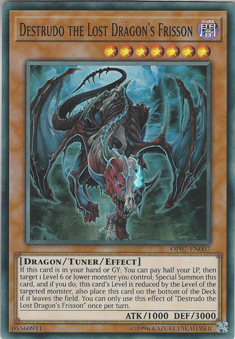 Destrudo the Lost Dragon's Frisson [OP07-EN007] Super Rare - Card Brawlers | Quebec | Canada | Yu-Gi-Oh!