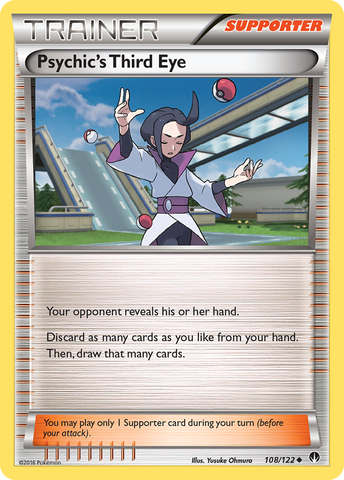 Psychic's Third Eye (108/122) [XY: BREAKpoint] - Card Brawlers | Quebec | Canada | Yu-Gi-Oh!