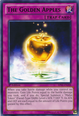 The Golden Apples [BP02-EN208] Rare - Card Brawlers | Quebec | Canada | Yu-Gi-Oh!