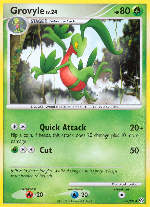 Grovyle (39/99) [Platinum: Arceus] - Card Brawlers | Quebec | Canada | Yu-Gi-Oh!