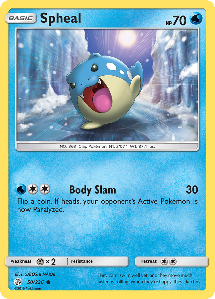 Spheal (50/236) [Sun & Moon: Cosmic Eclipse] - Card Brawlers | Quebec | Canada | Yu-Gi-Oh!