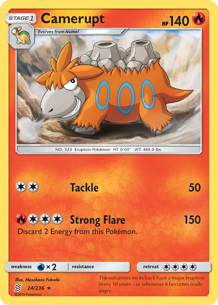 Camerupt (24/236) [Sun & Moon: Unified Minds] - Card Brawlers | Quebec | Canada | Yu-Gi-Oh!