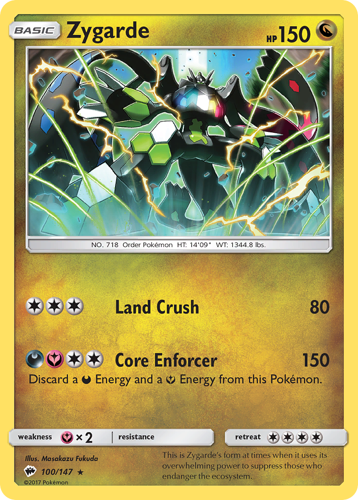Zygarde (100/147) [Sun & Moon: Burning Shadows] - Card Brawlers | Quebec | Canada | Yu-Gi-Oh!