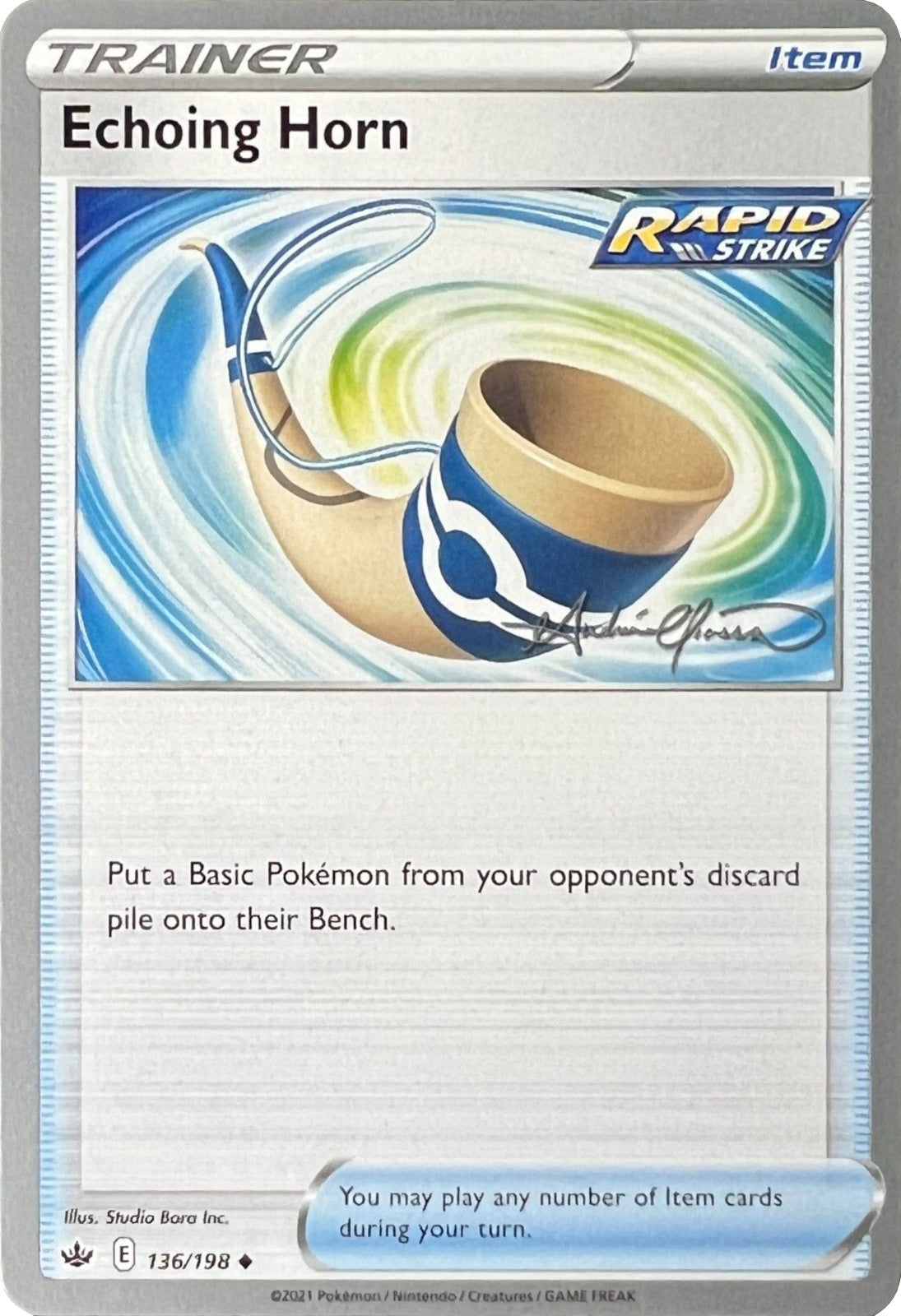 Echoing Horn (136/198) (The Shape of Mew - Andre Chiasson) [World Championships 2022] - Card Brawlers | Quebec | Canada | Yu-Gi-Oh!