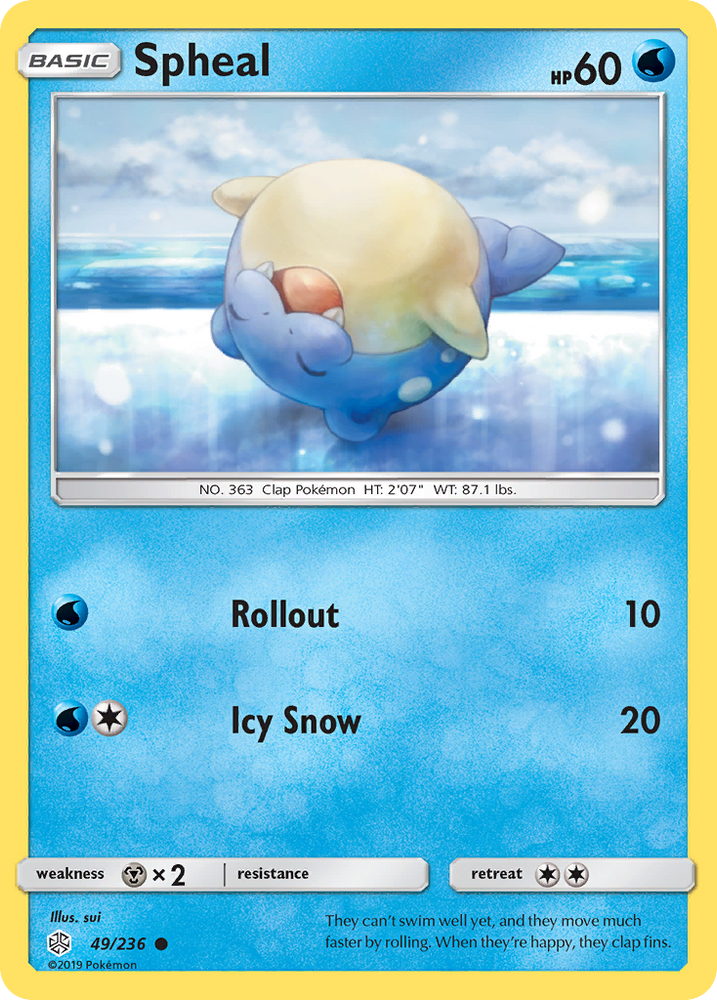 Spheal (49/236) [Sun & Moon: Cosmic Eclipse] - Card Brawlers | Quebec | Canada | Yu-Gi-Oh!