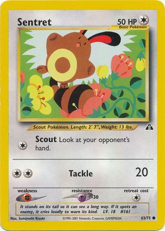 Sentret (63/75) [Neo Discovery Unlimited] - Card Brawlers | Quebec | Canada | Yu-Gi-Oh!
