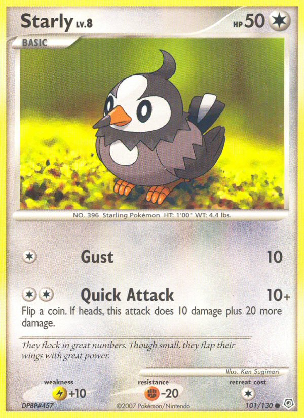 Starly (101/130) [Diamond & Pearl: Base Set] - Card Brawlers | Quebec | Canada | Yu-Gi-Oh!
